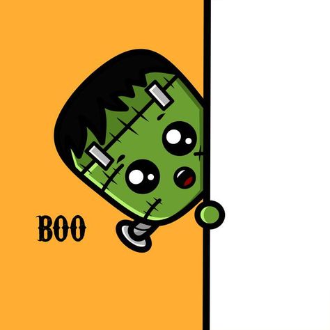 Frankenstein character peeking in the wi... | Premium Vector #Freepik #vector #halloween #cartoon #cartoon-character #mascot Cute Frankenstein Drawing, Kawaii Frankenstein, Frankenstein Clipart, Cartoon Frankenstein, Frankenstein Cartoon, Frankenstein Character, Frankenstein Tattoo, Holiday Doodles, Cute Frankenstein