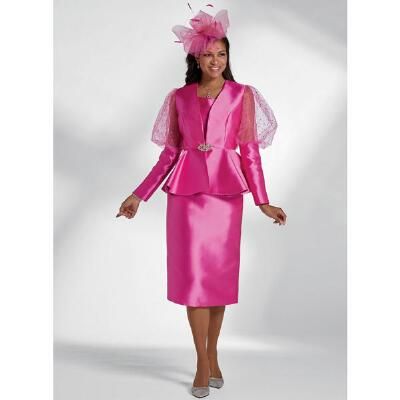 Beyond Beautiful 3-Pc. Suit by EY Boutique Church Suits For Women, Donna Vinci Church Suits, Church Suits And Hats, Women Church Suits, Go To Church, Church Attire, Beautiful Church, Twill Skirt, Women Church