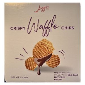 JAGW55 | Jagger Cone Company #W55 Waffle Chips, Waffle Nachos, 5.5 lbs | HILL & MARKES Waffle Cone Chips Recipe, Waffle Cone Nachos, Waffle Cone Chips, Waffle Nachos, Waffle Chips, Salted Nuts, How To Make Waffles, Crispy Waffle, Shop Inspiration