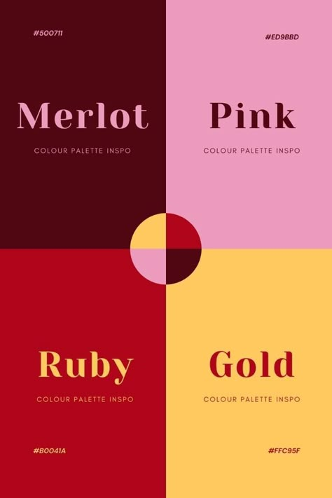 Grapefruit Colour Palette, Bold Fall Color Palette, Hot Pink Color Pallete, Cool Colour Combinations, Fun Colour Pallete, Red And Gold Color Palette Wedding Ideas, Bright Yellow Palette, Jaipur Colour Palette, Red And Yellow Colour Palette