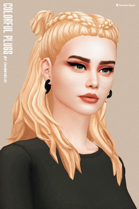 Sims 4 Ear Gauges, Sims 4 Cc Ear Gauges, Small Gauges, Formal Earrings, Super Cute Cats, What Am I Doing, Sims Four, Best Sims, Ear Gauges