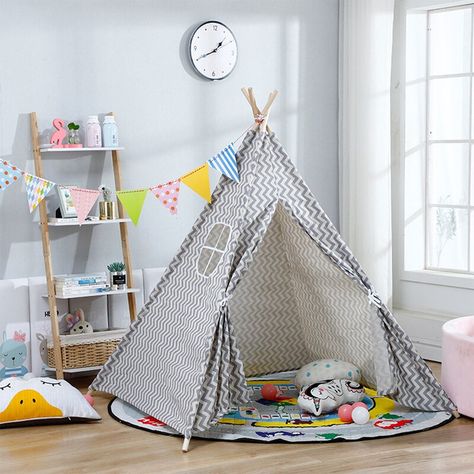 Freeport Park Dorothea Pop-Up Play Teepee Magical Cave, Kids Indoor Play, Play Teepee, Teepee Play Tent, Secret Hiding Places, Indoor Playhouse, Kids Play Tent, Playhouse Outdoor, Childrens Playroom