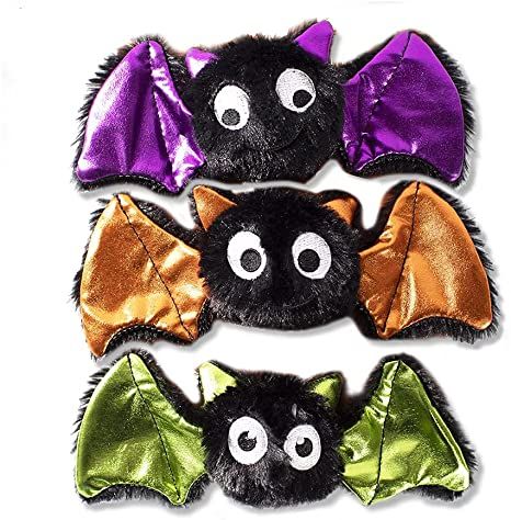 Pet Supplies : Fringe Studio Mini Dog Toy Set, Bats Bats Bats, Set of 3 (289453) : Amazon.com Halloween Dog Toys, Bat Dog, Small Sized Dogs, Small Dog Toys, Studio Mini, Mini Dog, Mini Dogs, Halloween Dog, Novelty Toys