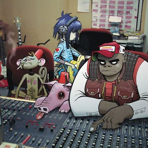 Russell Hobbs Gorillaz, Russel Hobbs Gorillaz, Russel Gorillaz, Silly Monkey, Jungle Music, Russel Hobbs, Monkeys Band, Jamie Hewlett, Silly Bands