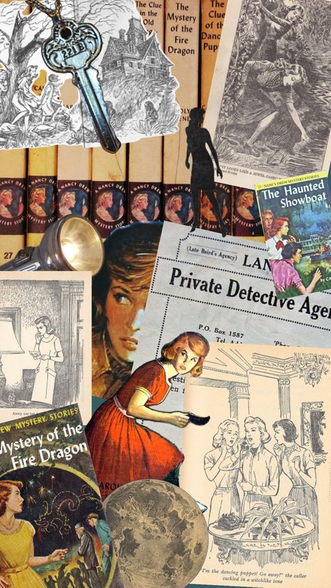 Nancy Drew Aesthetic, Drew Aesthetic, Nancy Drew Mystery Stories, Nancy Drew Books, Mystery Stories, Private Detective, Books Aesthetic, Nancy Drew, Fire Dragon