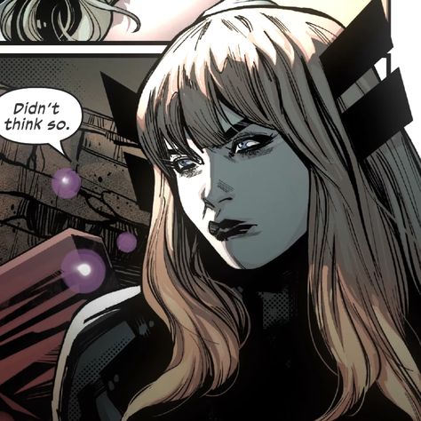 Magik - illyana rasputin - marvel comics Illyana Rasputin Comic, Magik Marvel, Illyana Rasputin, Xmen Comics, The New Mutants, Marvel Xmen, Comic Pictures, Marvel Girls, Marvel Women