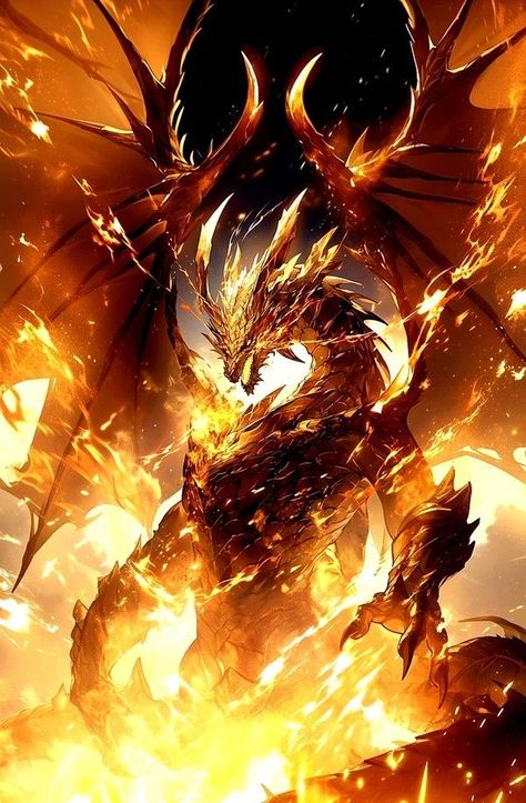 Demon Dragon Fantasy Art, Bahamut Dragon, Dragon Transformation, Fantasy Dragon Art, Chaos Dragon, Dragon Poses, Dark Souls Artwork, Elemental Dragons, Dragon God