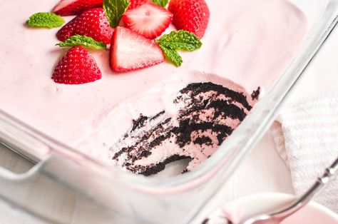 Tea Breads, Strawberries And Chocolate, Icebox Desserts, Strawberry Icebox Cake, Icebox Cake Recipes, The View From Great Island, Chocolate Wafer, Chocolate Wafer Cookies, Dark Chocolate Cookies