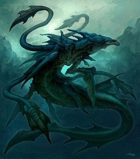 Leviathan by Snugglestab Sea Monster Art, The Leviathan, Arte Doodle, Cool Monsters, Cosmic Horror, Underwater Creatures, 다크 판타지, Monster Concept Art, Dungeons And Dragons Homebrew