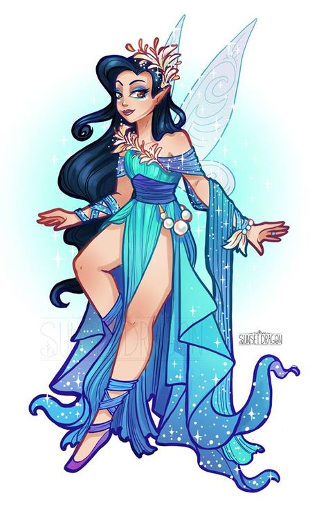 Silvermist  from Disney's Fairies franchise Photo Courtesy of Sunset Dragon Silvermist Fairy Fanart, Silvermist Fanart, Disney's Fairies, Tinkerbell Fanart, Tinkerbell Art, Sunset Dragon, Disney Cosplay Ideas, Disney Fairies Pixie Hollow, Tinkerbell And Friends