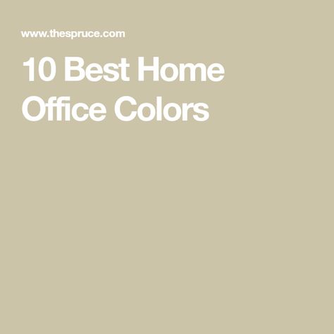 10 Best Home Office Colors What Color Should I Paint My Home Office, Work From Home Office Paint Colors, Best Wall Colors For Home Office, Feminine Office Paint Colors, Best Paint Colors For An Office, Home Office Accent Wall Color Ideas, Paint Colors For Office Space, Office Colours Wall Paint Colors, Best Paint Color For Home Office