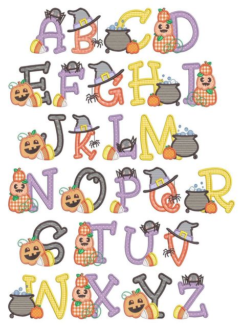 Halloween Alphabet Brownie Halloween, Calligraphy Alphabets, Halloween Fonts Alphabet, Halloween Alphabet, Letter Fonts, Lettering Styles Alphabet, Fonts Script, Designs By Juju, Alphabet Font