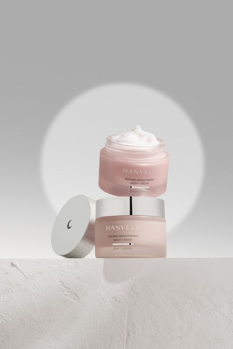 Night cream Night Cream Product Photography, Cosmetic Cream Photography, Night Cream Photography, Face Cream Photography, Moisturizer Photography, Cream Product Photography, Skin Care Branding Design, Cream Photoshoot, Night Face Cream