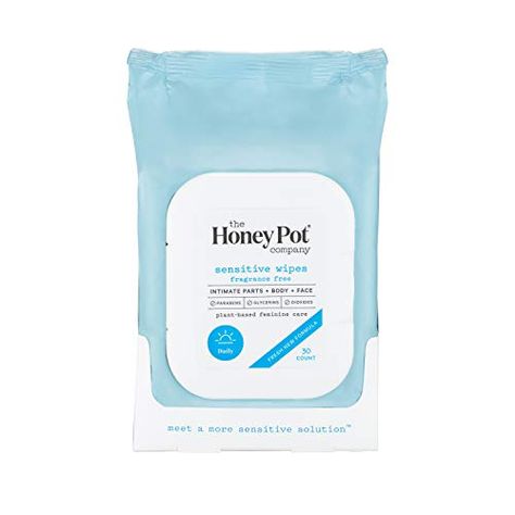 Honey Pot Sensitive, The Honey Pot, Feminine Wipes, Shea Butter Oil, Female Hygiene, Sanitary Towels, College Supplies, Natural Probiotics, Feminine Wash