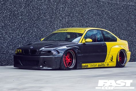 ROCKET BUNNY PANDEM BMW E46 M3 Bmw E46 Coupe, E46 Coupe, Bmw E46 M3, Rocket Bunny, Wide Body Kits, E46 M3, Racing Car Design, Air Ride, Wide Body