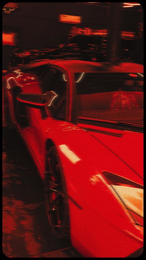 Cars Red Aesthetic, Red Car Asthetic Picture, Red Car Astethic Wallpaper, Red Audi Aesthetic, Red Lamborghini Aesthetic, Red Cars Wallpaper, Red F1 Aesthetic, Red Cars Aesthetic, Red Aesthetic Car