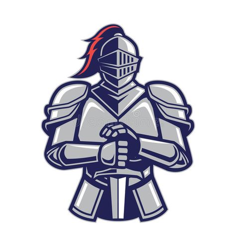 Warrior knight mascot. Clipart picture of a warrior knight cartoon mascot logo c , #sponsored, #mascot, #Clipart, #Warrior, #knight, #picture #ad College Football Logos, Hulk Tattoo, Haunted Mansion Halloween, Print Design Trends, Knight Party, Warrior Logo, Knight Logo, Logo Character, A Level Art Sketchbook