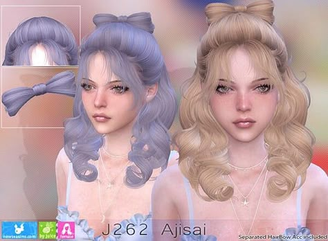 Sims 4 Hairstyles, 4 Hairstyles, Puffy Hair, Alpha Cc, Cc Folder, Cc Hair, Oc Challenge, Pelo Sims, Download Hair