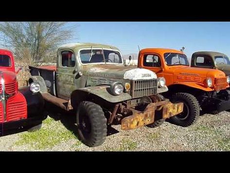 Dodge Power Wagon Vintage, Antique Trucks For Sale, Dodge Trucks For Sale, Vintage Trucks For Sale, Lifted Chevy Tahoe, Dodge Ram Power Wagon, Ford Work Trucks, Dodge Wagon, Old Trucks For Sale