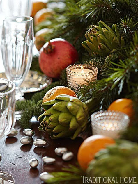 Formal Dinner with Timothy Corrigan French Dinner Parties, French Dinner, Christmas Fruit, Dinner Party Menu, Holiday Table Settings, Table Scapes, Party Menu, Christmas Tablescapes, Formal Dinner