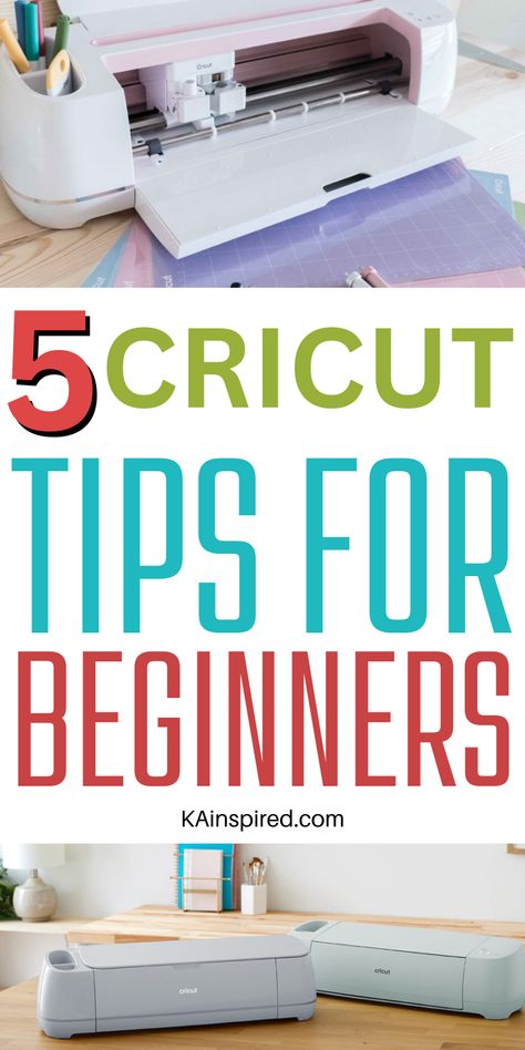 5 Cricut Tips for Beginners who are just getting started with using their Cricut. Beginner Cricut, Crafts Cricut, Cricut Hacks, Cricut Mat, Cricut Supplies, Crayola Markers, Diy Projects To Sell, Beginner Crafts, Cricut Tips