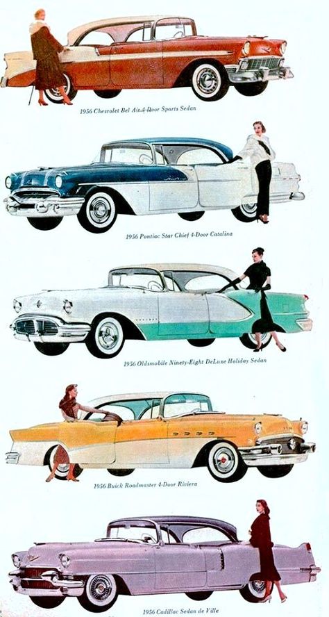 Cars Chevrolet, Car Advertisement, Vintage Cars 1950s, Vintage Auto's, Old Vintage Cars, Car Chevrolet, 1957 Chevrolet, Ideas Vintage, Car Advertising