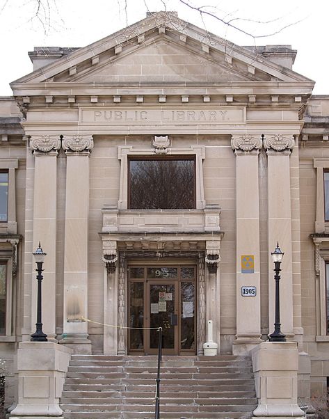 https://flic.kr/p/HSkRS | Carnegie Library Entrance (Manistee, MI) Library Architecture Exterior, Library Entrance, Carnegie Library, Library Architecture, Music Man, Man Set, Architecture Exterior, Entrance, Exterior