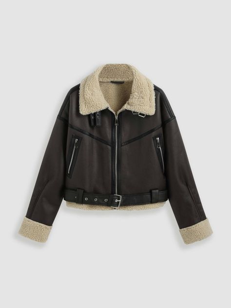 Biker Jackets, Clothing Details, Stylish Outfit, Solid Clothes, Biker Jacket, Cider, Drop Shoulder, Stylish Outfits, Shop Now