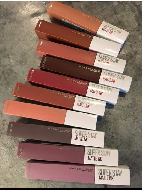 Maybelline Aesthetic, Maybelline Products Aesthetic, Maybelline New York Lipstick, Maybelline 220 Natural Beige, Maybelline Makeup Products, Maybelline Seductress, Maybelline Matte Ink, Maybelline Cosmetics, Maybelline Lipstick