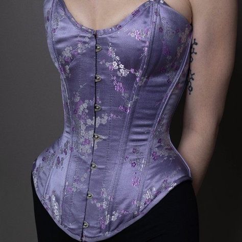 Purple Corset Bodysuit, Purple Corset Belt, Purple Corset Aesthetic, Light Purple Corset Top, Lavender Corset Top, Lavender Corset Dress, Purple Corset Outfit, Long Corset Top, Cute Corsets