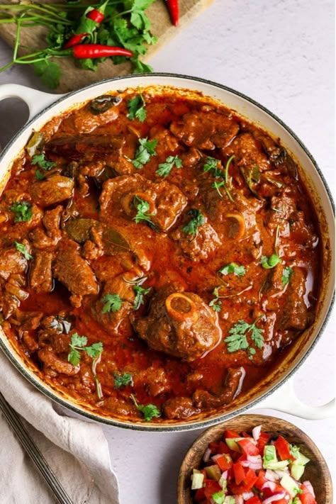 Lamb Kalya with yogurt and cream Lamb Karahi Curry, Albanian Lamb Recipes, Spicy Lamb Curry, One Pot Lamb And Rice, Lamb Chop Recipes Indian, Best Lamb Curry Recipe, Afghan Lamb Recipe, Lamb And Couscous Recipes, Best Lamb Stew Recipes