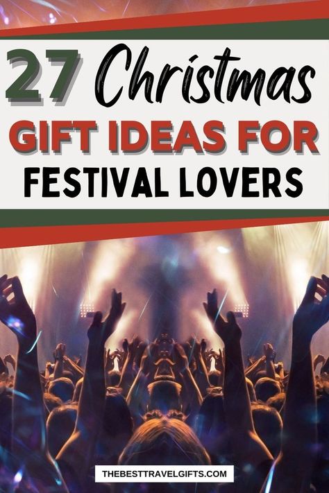 27 Christmas gift ideas for festival lovers with a photo of people at a party Gifts For Festival Lovers, Bonnaroo Festival, Edm Concert, Funky Accessories, We Are Festival, The Concert, Holiday Inspiration, Christmas Quotes, Gifts Holiday