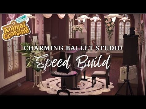 CHARMING BALLET STUDIO 🩰✨ [ SPEED BUILD SATURDAY ] | Animal Crossing New Horizons - YouTube Acnh Dance Studio, Ballet Studio, Dance Studio, Interior Inspo, Animal Crossing, Ballet, The Creator, Building, Animals