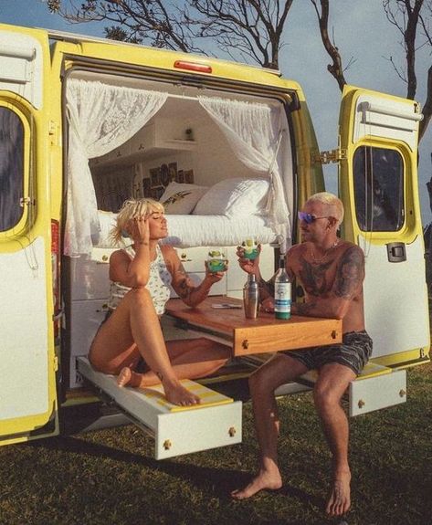 Vanlife Passion on Instagram: "Tegan and Nathan built their dream Italian-inspired van in 2019. As full-time van lifers, they get to see the world without the restrictions of conventional living. Check out this carousel and see the places they have been. - Follow @vanlife_passion for daily inspiring vanlife content and tag @vanlife_passion for a chance to get featured ❤️ 📸 Credit : 📸 by @dolcesolecamper. 🙏🏻 - #vanlifeproject #projectvanlife #vanlifeculture #vangoals #vanlife #vanlifemood #va Hippie Van Interior, Campervans For Sale, Camper Travel, Vans Girl, Kombi Home, Van Conversion Interior, Campervan Life, Van Life Diy, Hippie Van