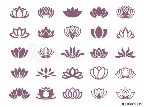 Lotus Logo Symbols, Lotus Flower Henna, Lotus Icon, Affinity Photo Tutorial, Lotus Illustration, Henna Doodle, Lotus Drawing, Lotus Flower Logo, Lotus Flower Tattoo Design