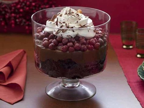 Chocolate Cherry Trifle, Cherry Trifle Recipes, Cherry Trifle, Chocolate Trifle, Best Christmas Recipes, Trifle Recipe, German Chocolate Cake, Nigella Lawson, Chocolate Dessert Recipes