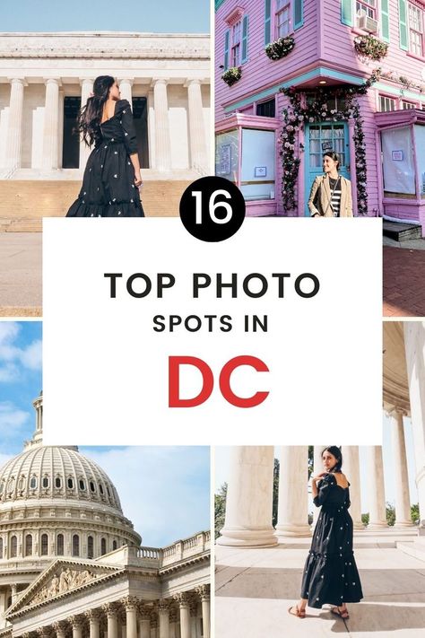 Uncover the most photogenic places in Washington DC and get ready to snap some insta-worthy pics! From parks to monuments, here are the best photo spots for your next adventure. #photographyinDC #WashingtonDCtravels​ #DCphotospots #bestofDC Washington Dc Christmas, Washington Dc Travel Guide, Washington Dc Monuments, Washington Dc Photography, Washington Dc Photos, Washington Dc Fashion, Dc Monuments, Dc Photography, Visit Dc