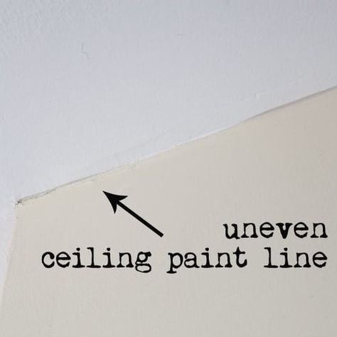 Painting A Room Tips, Painting High Ceilings, Room Painting Tips And Tricks, Tips For Painting Ceilings, Paint Transition On Same Wall, How To Paint A Ceiling, Painting Bathroom Ceiling, Painting Hacks For Walls, Painting Tips Walls