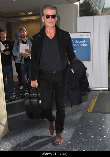 Pierce Brosnan Style, Lax Airport, Pierce Brosnan, Fashion 2024, Well Dressed Men, Los Angeles California, Well Dressed, Stock Photography, Photo Image