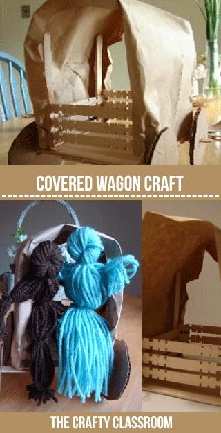 Wagon Craft, Pioneer Crafts For Kids, Pioneer Toys Diy, Oregon Trail Wagon Craft, Oregon Trail Crafts, Covered Wagon Craft, Covered Wagon Project, Pioneer Day Activities, Pioneer Activities