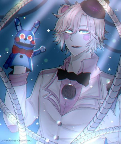 FNAF as Anime - Funtime Freddy - Wattpad Fnaf X Reader, Funtime Freddy, Fnaf Sl, X Male Reader, Fnaf Sister Location, Funtime Foxy, Fnaf Comics, Sister Location, Freddy Fazbear