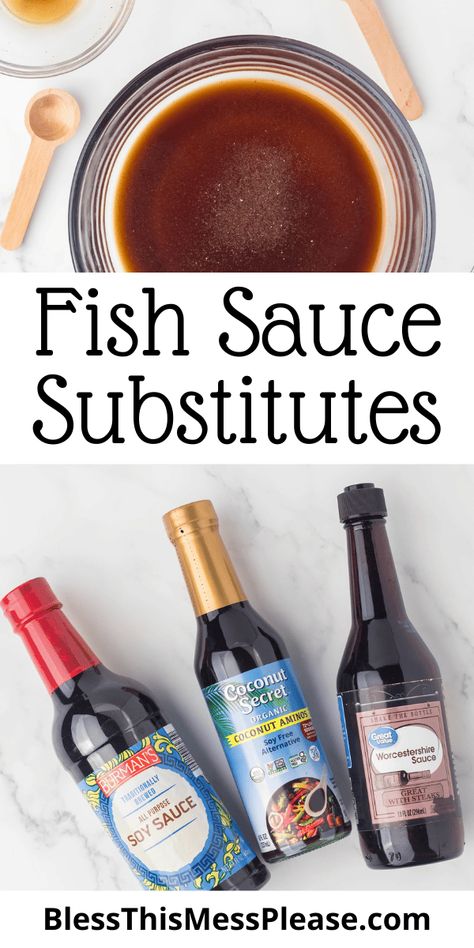 Discover homemade fish sauce substitutes that cater to different diets and pantry limitations, adding savory depth and flavor to your dishes. Substitute For Fish Sauce, Homemade Fish Sauce, Recipes Using Fish Sauce, Soy Free Soy Sauce, Fish Sauce Substitute, Fish Allergy, Soy Sauce Alternative, Asian Dipping Sauce, Bunny Chow