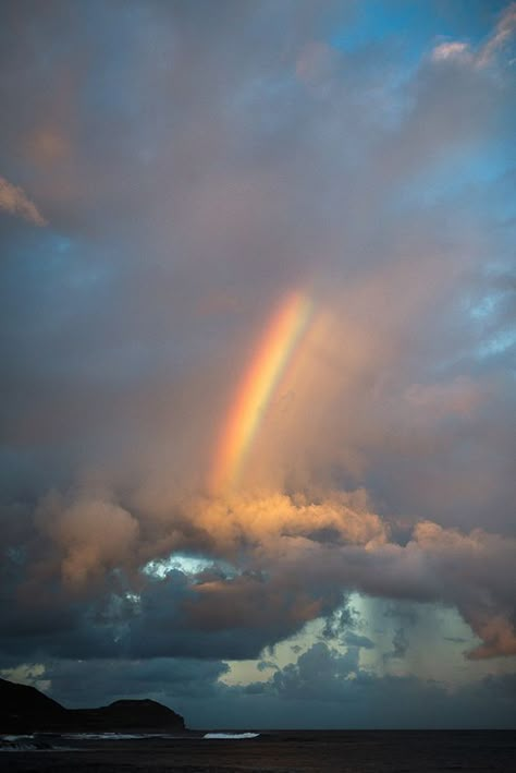 Rainbow Pictures, God's Promise, Rainbow Sky, Rainbow Aesthetic, Beautiful Rainbow, Beautiful Sky, A Rainbow, Oahu, Amazing Nature