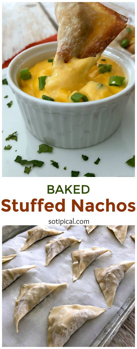 Baked Stuffed Nachos -  So Tipical Me #ad #ricoscheeseplease Stuffed Rotel Nachos, Stuffed Nachos, Football Sunday Food, Sunday Football, Loaded Nachos, Nachos Recipe, Finger Food Appetizers, Football Food, Food Board