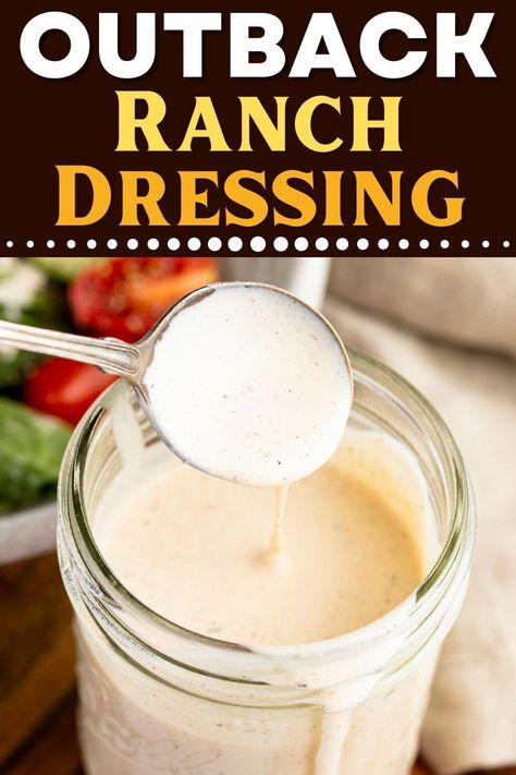 Copycat Outback Ranch, Outback Ranch Dressing Copycat, Copycat Bww Ranch, Chilis Copycat Ranch Dressing, Golden Corral Ranch Dressing Recipe, Ruby Tuesday Ranch Dressing Recipe, Jets Ranch Dressing Recipes, Outback Tangy Tomato Dressing Recipe, Outback Ranch Dressing Recipe