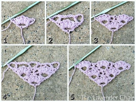 Daisy Fields Shawl Crochet Pattern - The Lavender Chair Kerchief Pattern, The Lavender Chair, Crochet Shaw, Baby Cardigan Pattern Crochet, Shawlette Pattern, Crochet Prayer Shawls, Crochet Shawl Free, Crochet Lace Shawl, Crochet Triangle