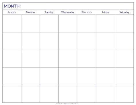 Calendar Month To Print calendar month to print. may produce a template to integrate the goal of the trip, using a section comprising reminders to Customize your small busine... Free Blank Calendar, Calender Printables, Daily Calendar Template, Blank Calendar Pages, Printable Calendar Pages, Free Printable Calendar Templates, Weekly Calendar Template, Blank Monthly Calendar, Free Calendar Template