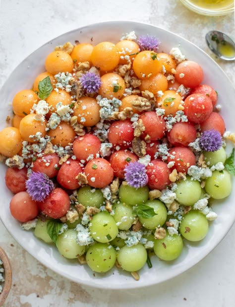 Melon Salad, Green Bean Salads, Salad Pasta, Lemon Vinaigrette, Weekend Meals, Fresh Watermelon, Toasted Walnuts, How Sweet Eats, Blue Cheese