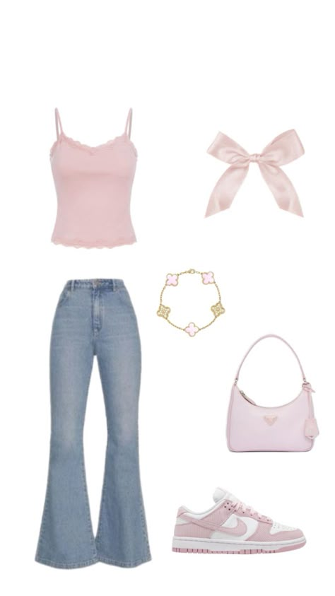 Trendy pink coquette outfit #fyp #coquette Pink Coquette Outfit, Sick Clothes, Coquette Outfit, Pink Coquette, Fits Clothes, Cute Everyday Outfits, Cute Simple Outfits, Fancy Outfits, Girly Outfits