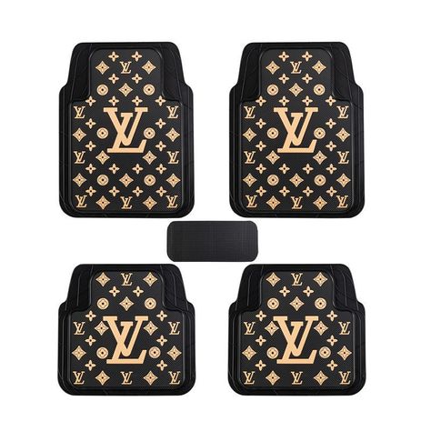 LV Car Floor Mats 5pcs Set Automobile Carpet Set HSQP550 Car Mats Skidproof Car Accessories Auto Carpet Set Beautifying Car Decorations Car Must Haves, Bad Moms Club, Designer Lifestyle, Bad Moms, Car Carpet, Car Cleaning Hacks, Car Decorations, Moms Club, Pretty Cars